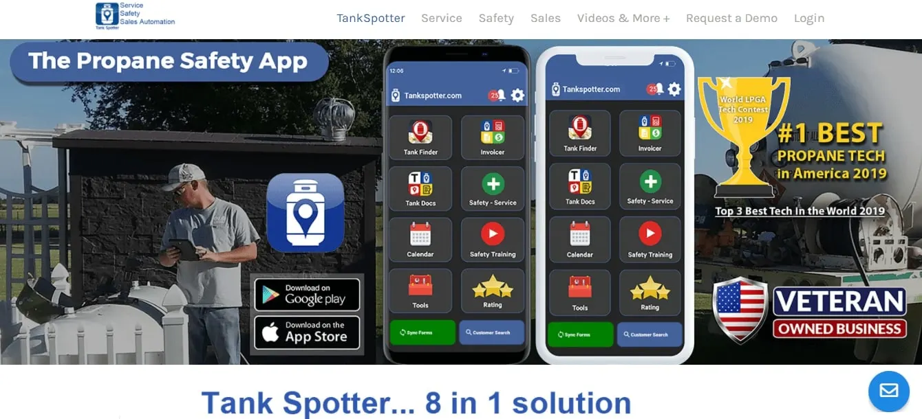 TankSpotter website built by FuelSite.pro