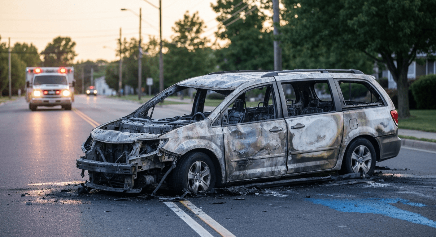 Minivan Explodes in Virginia, Injuring Driver: A Stark Propane Safety Reminder