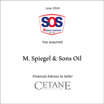 Cetane Announces the Sale of SOS Xtreme Comfort