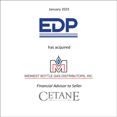 Cetane Announces the Sale of Midwest Bottle Gas