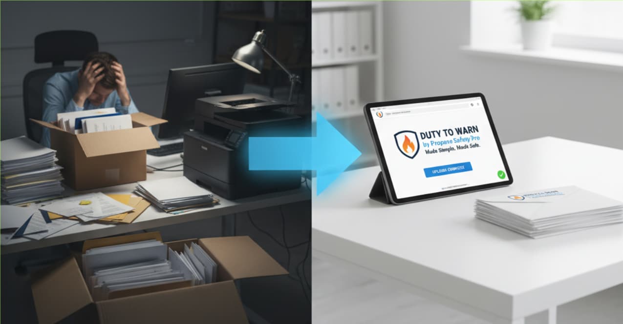 Duty to Warn compliance mailing process